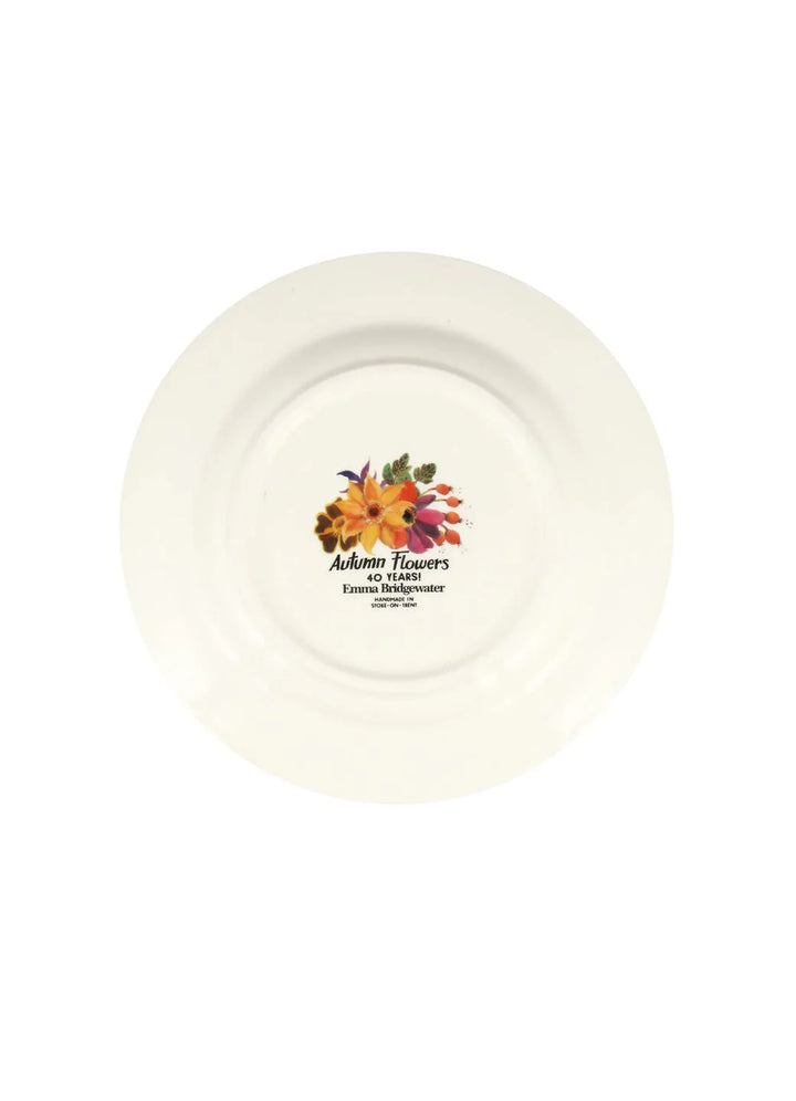 Autumn Flowers 8 1/2 Inch Plate