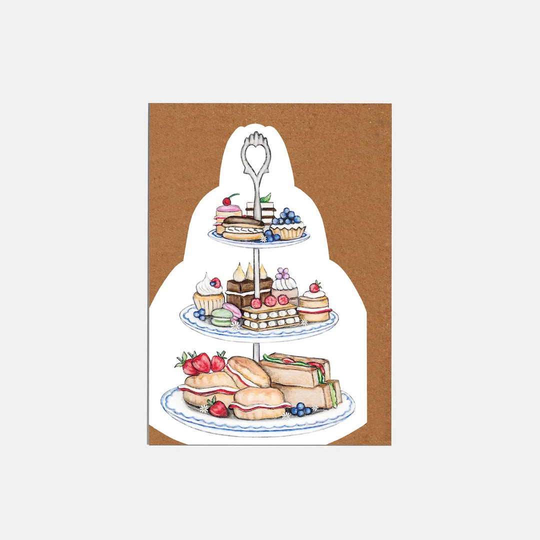 Afternoon Tea Die-Cut Card