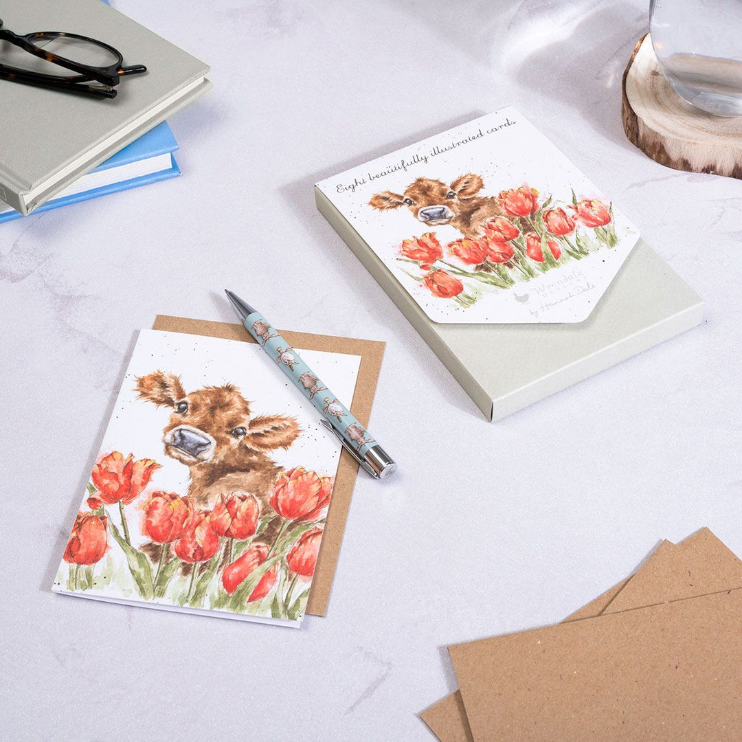 "Bessie" Cow Notecard 8 Pack