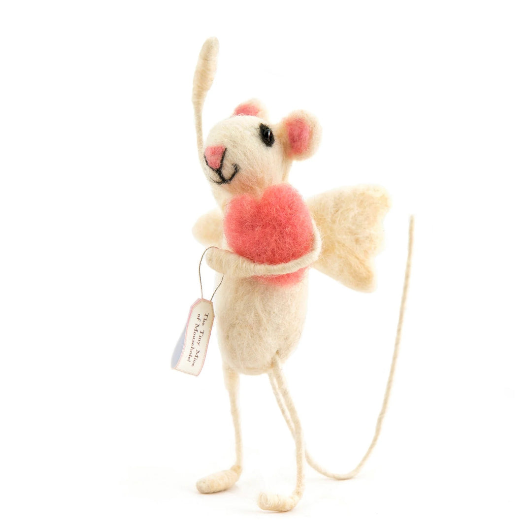 Cupid Angel Felt Mouse