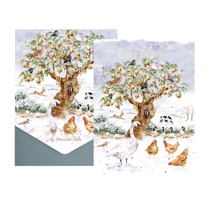 'The Twelve Days of Christmas' Animals Christmas Card Pack