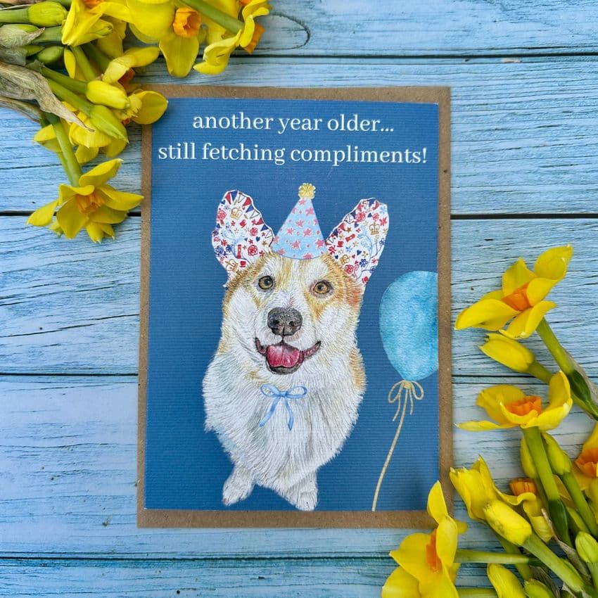 Another Year Older... Still Fetching Compliments! Eco-card