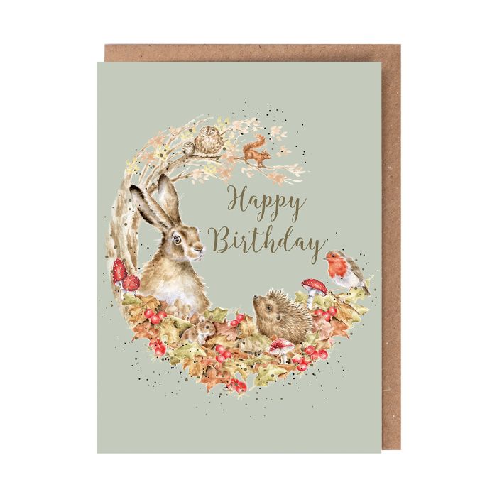 'Fungi Foray' Woodland Birthday Greetings Card