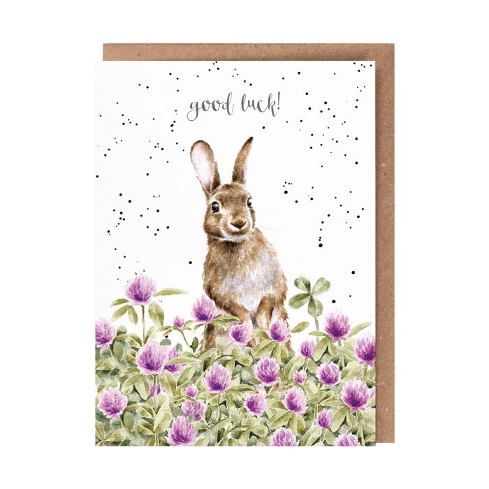 'The Clover Patch' Good Luck Card