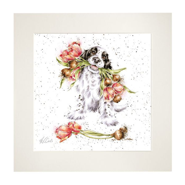 Wrendale Designs Grußkarte 'Love Is In The Hase' – Aquarell-Hase, 170x138 Mm, Auf Recyceltem Karton