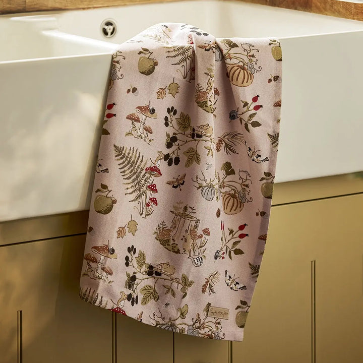 Autumn Forage Tea Towel