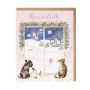 'Joy to the World' Dog and Cat Christmas Card Pack