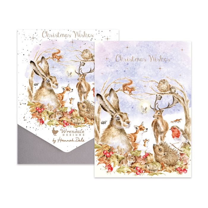 'Walking in a Winter Wonderland' Woodland Animal Christmas Card Pack