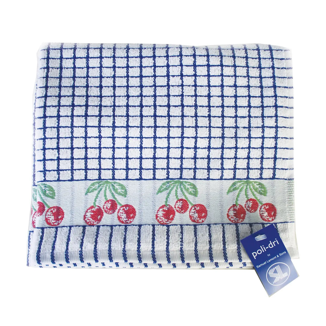 Cherries Jacquard Weave Tea Towel