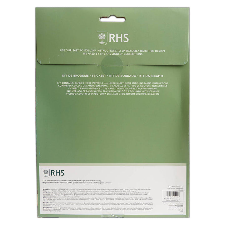 Royal Horticultural Society Guernsey Lily Embroidery Kit