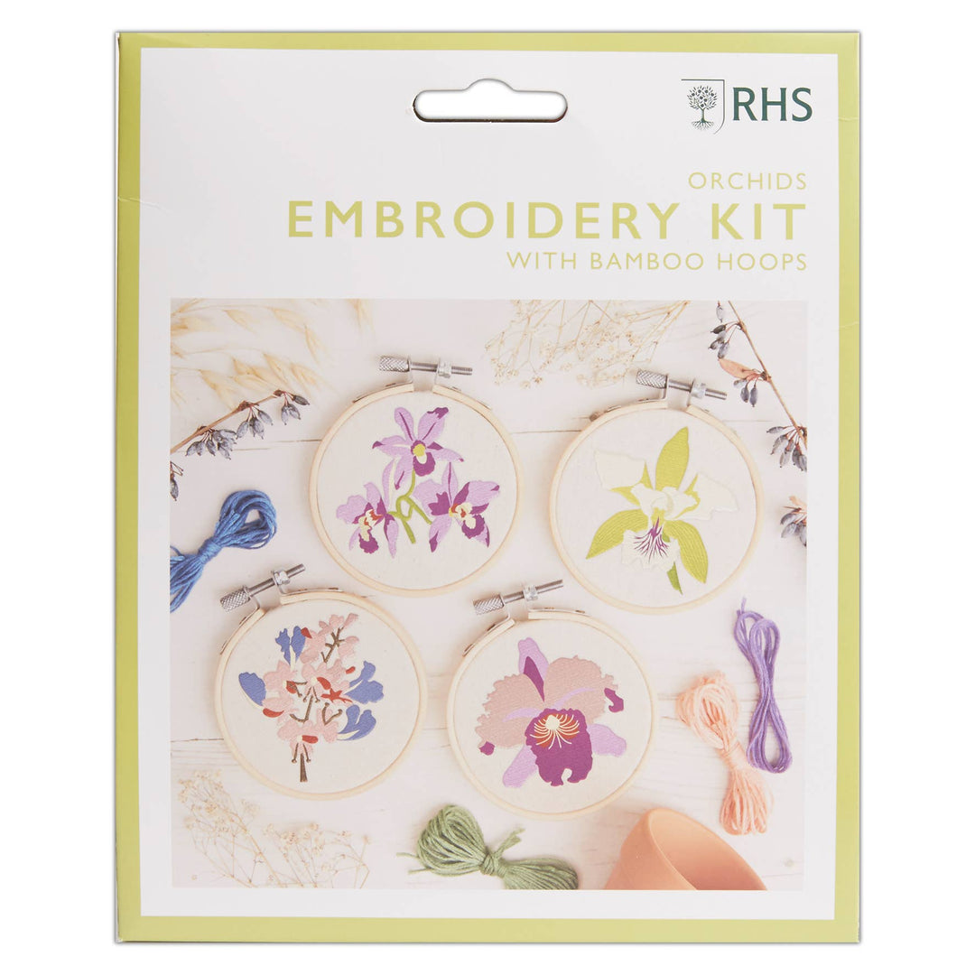 Royal Horticultural Society Orchids Embroidery Kit