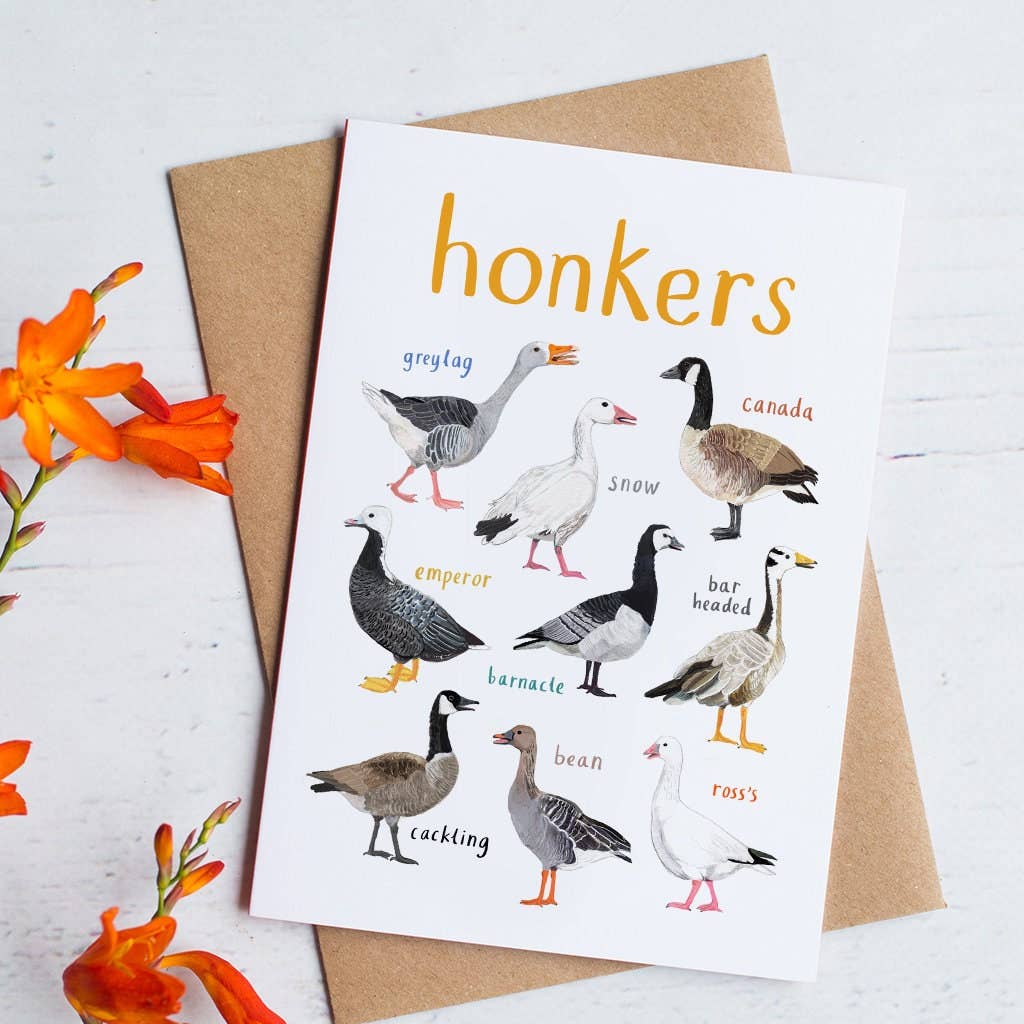 Honkers Blank Bird Card