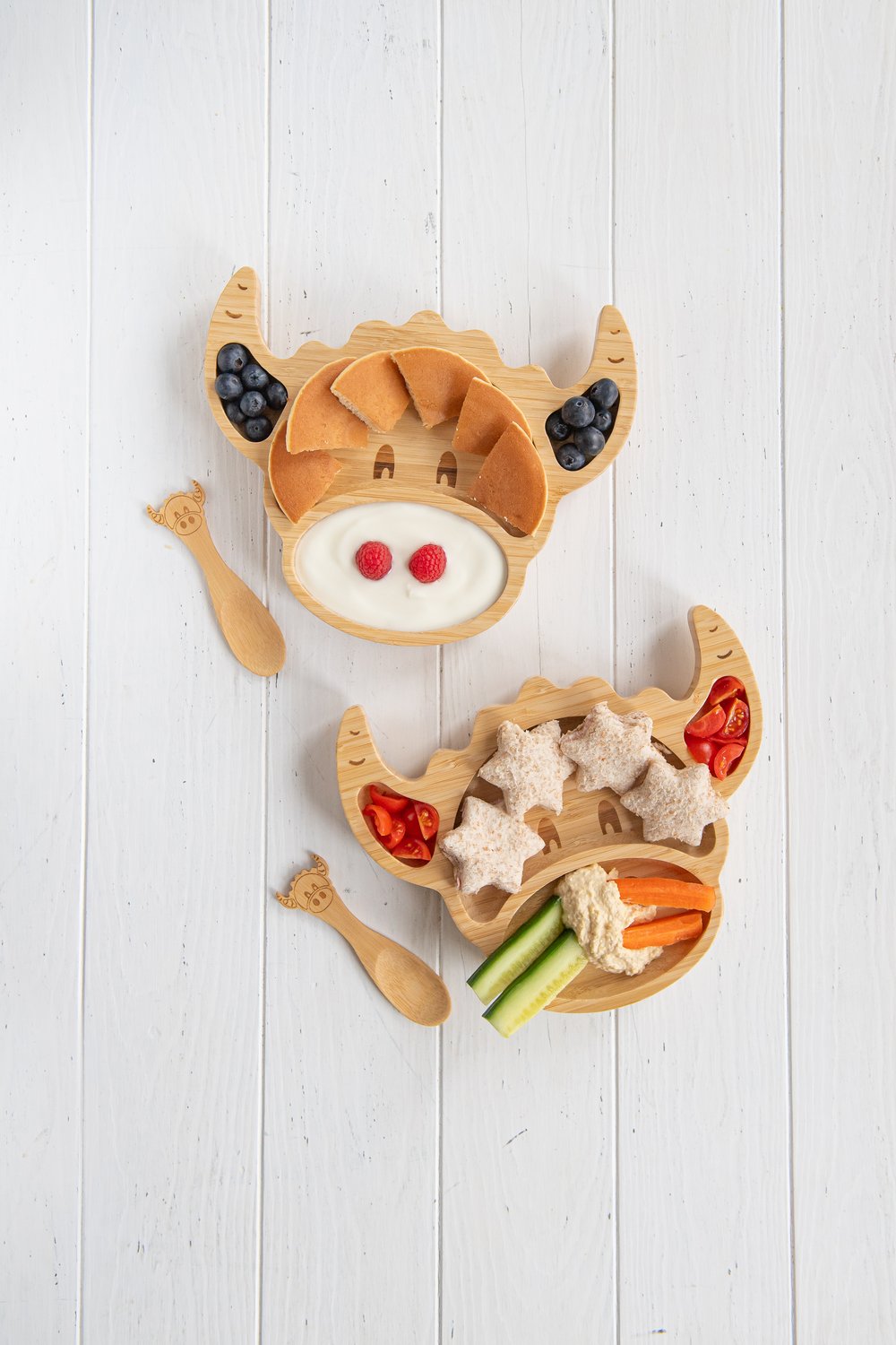 Baby Coo - Highland Cow Bamboo Plate