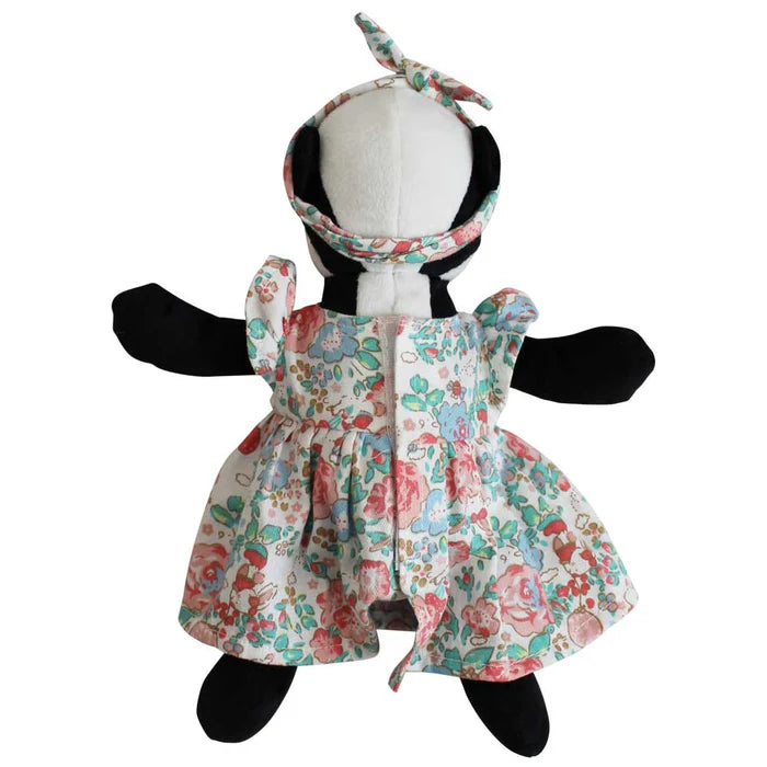 Mrs. Badger With Floral Dress & Headscarf