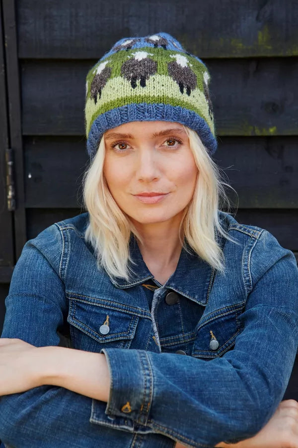Flock of Grey Herdwick Sheep Beanie