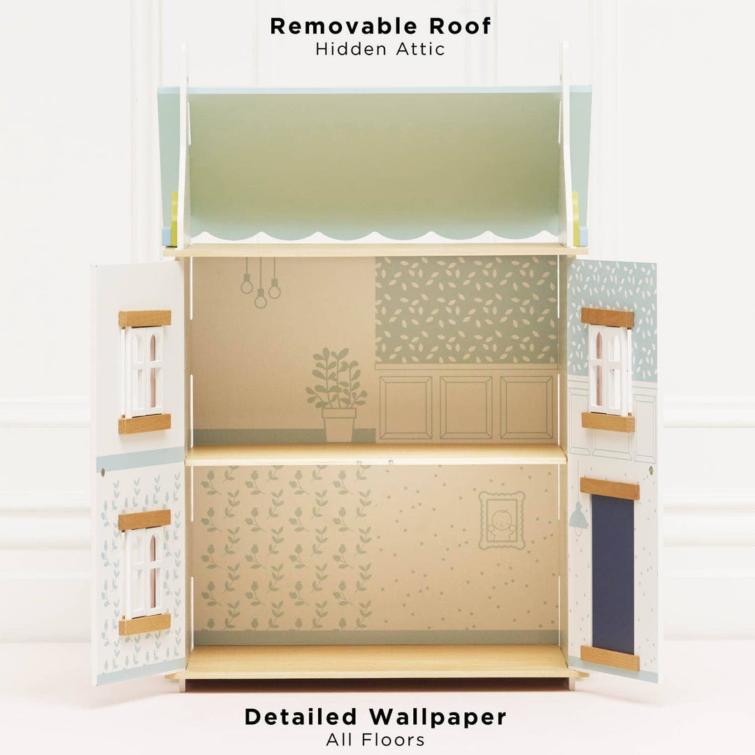 Blue Belle Wooden Dolls House