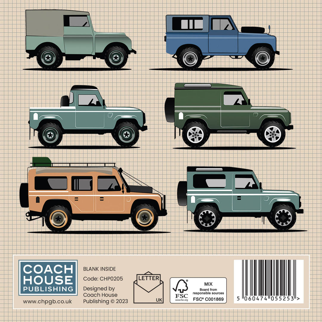 Land Rover Greetings Card