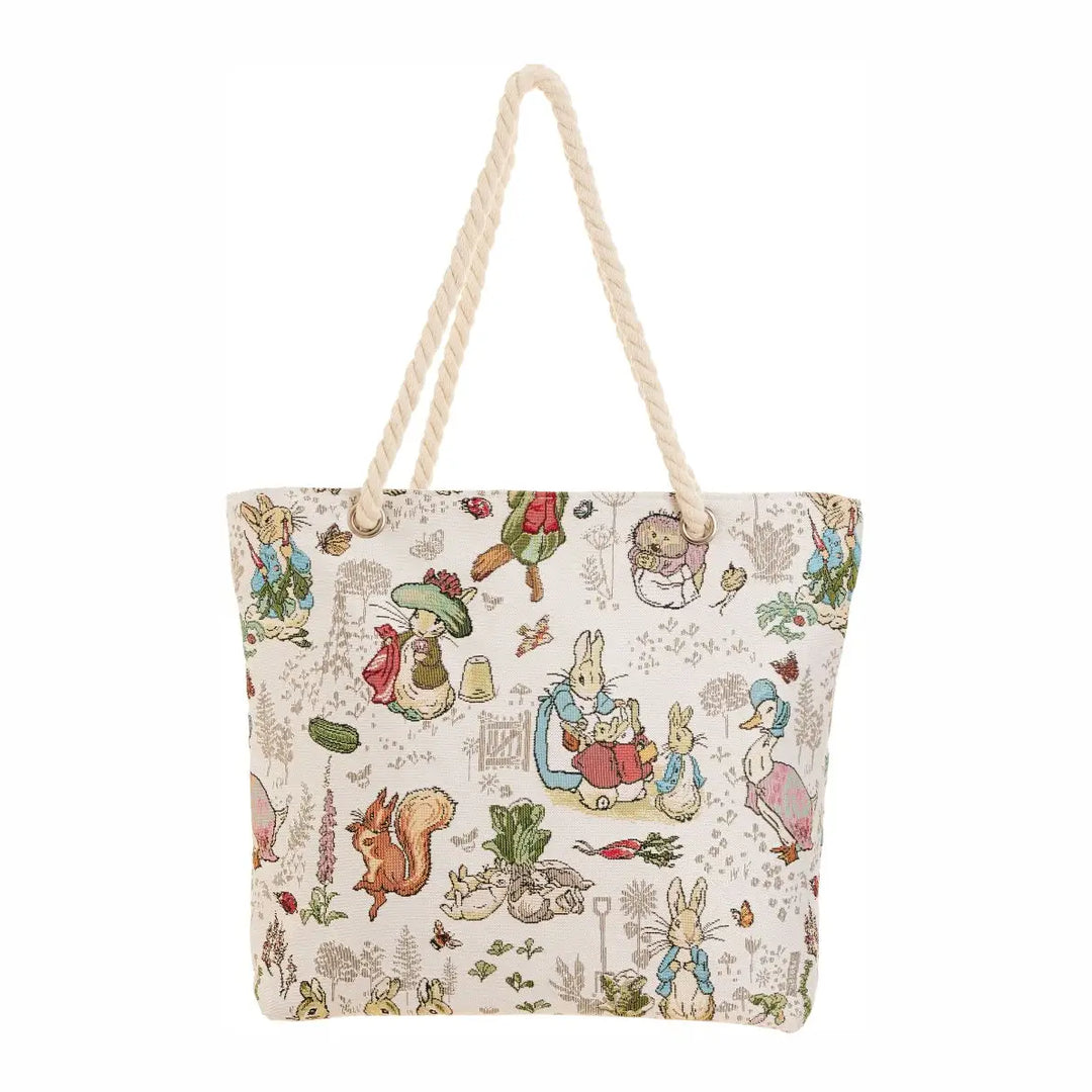 Peter Rabbit Rope Tote