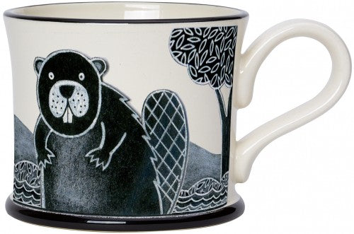 I Love Beavers Mug by Moorland Pottery