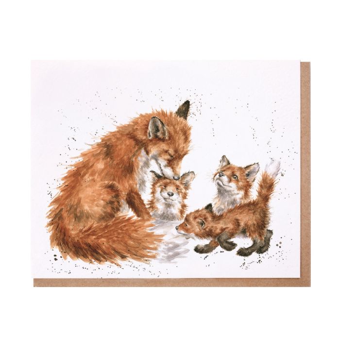 'The Bedtime Kiss' Blank Greetings Card