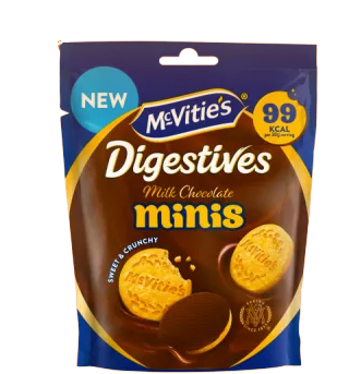 McVitie's Milk Chocolate Mini Digestives - 80g