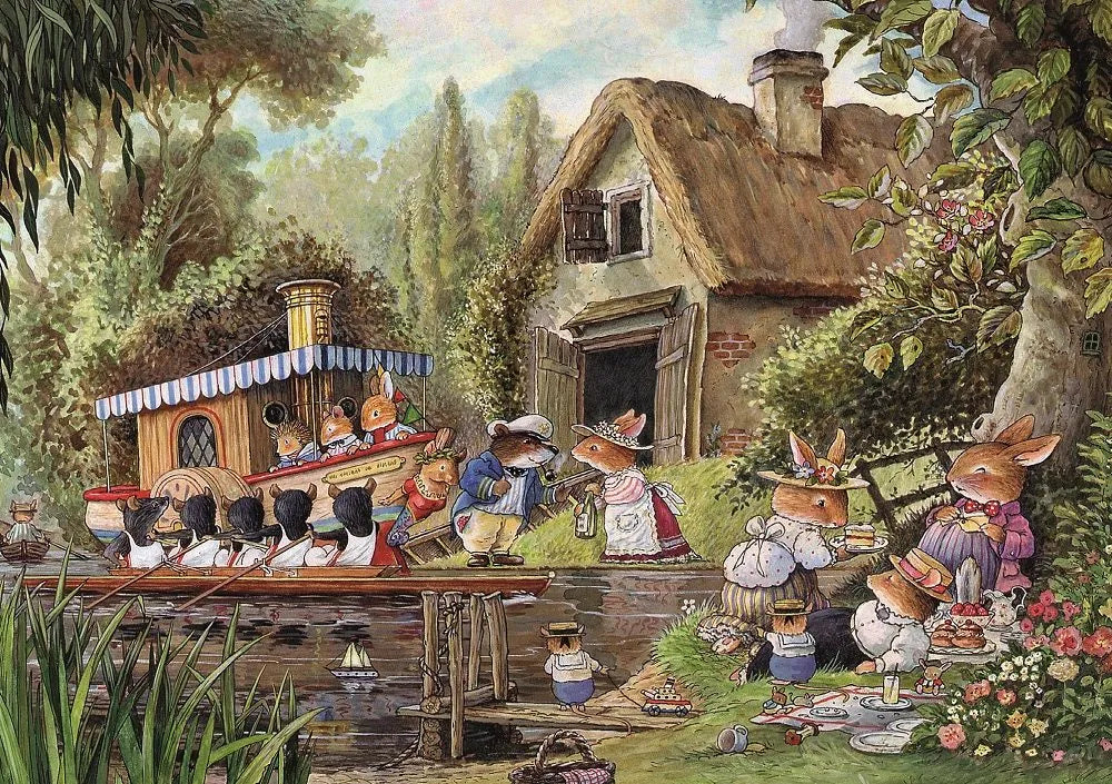 Boat Race Greeting Card