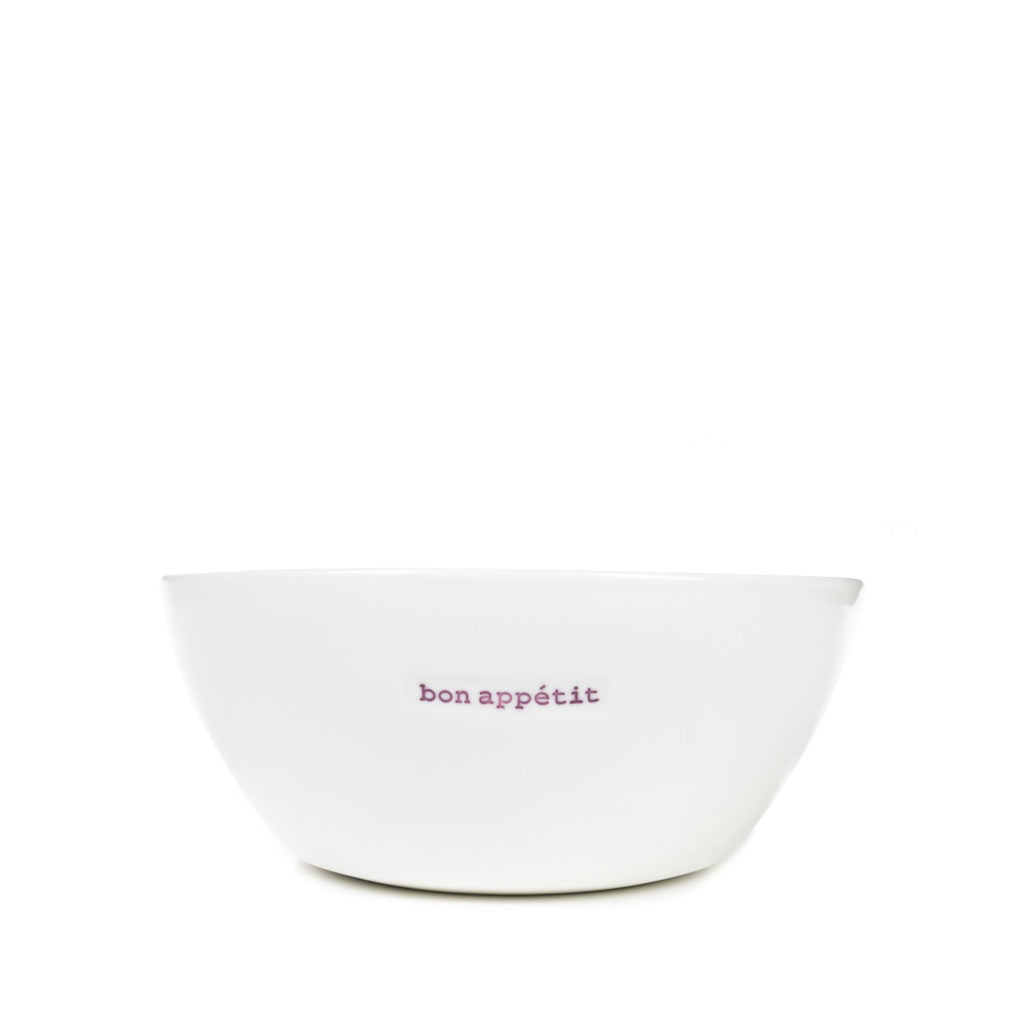 'bon appetite' Large Ceramic Bowl