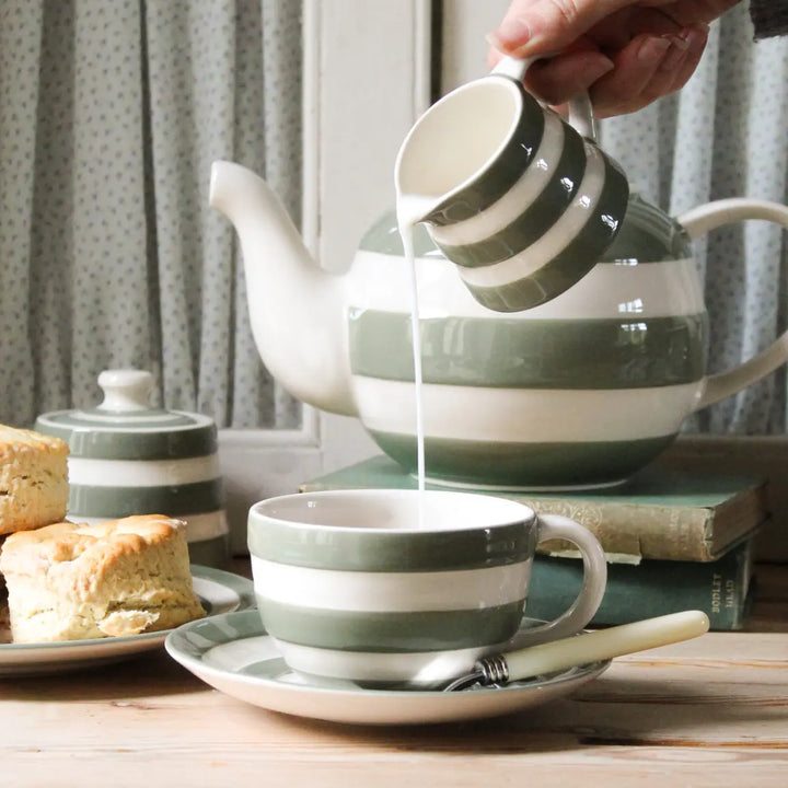 Cornishware Breakfast Cup & Saucer