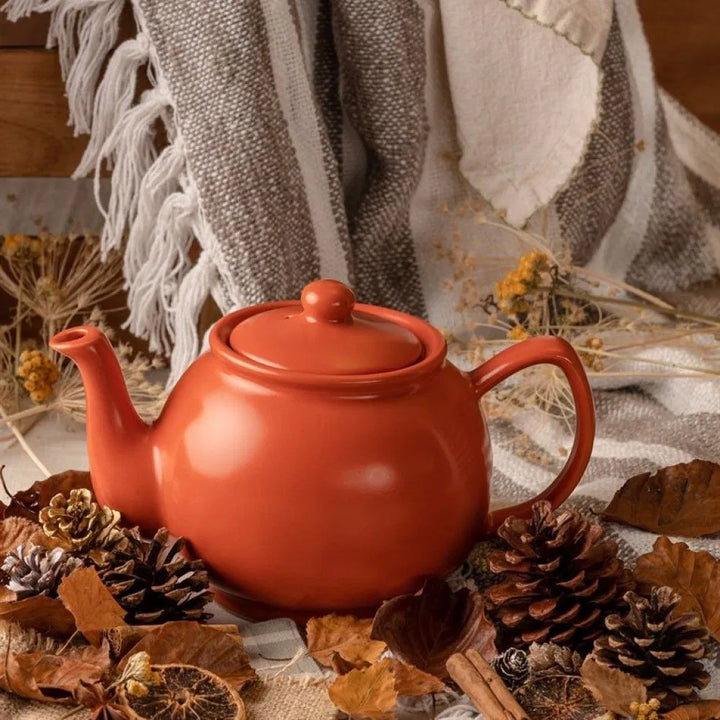 Burnt Orange 6-cup Teapot