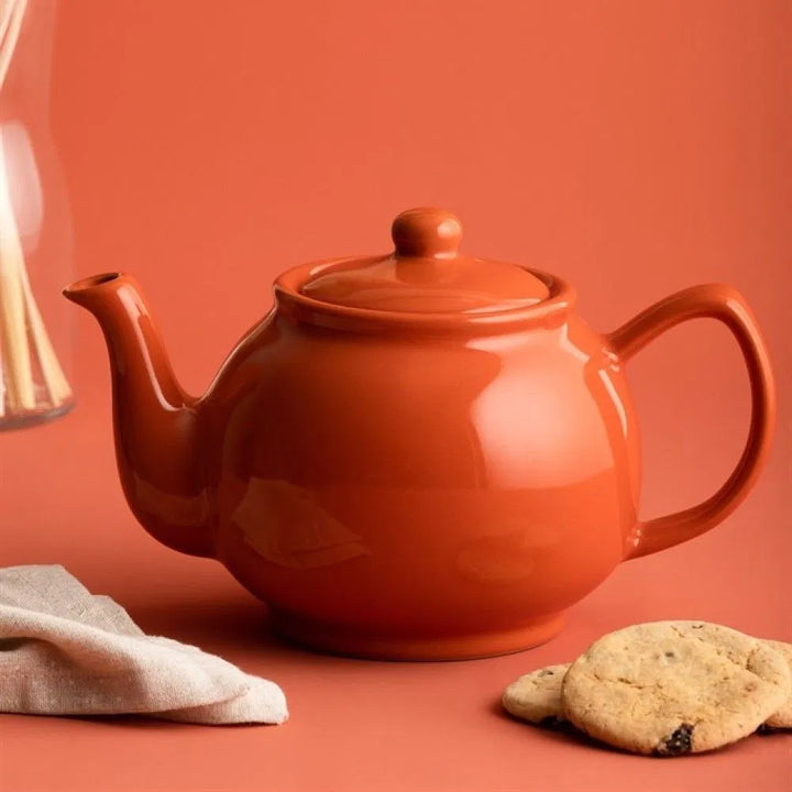 Burnt Orange 6-cup Teapot