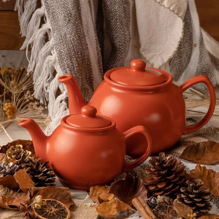 Burnt Orange 2-cup Teapot