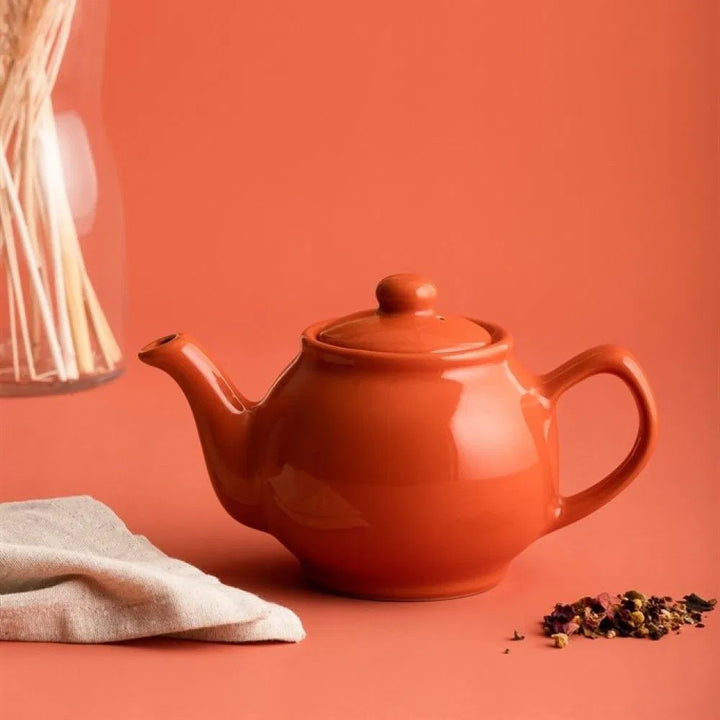 Burnt Orange 2-cup Teapot