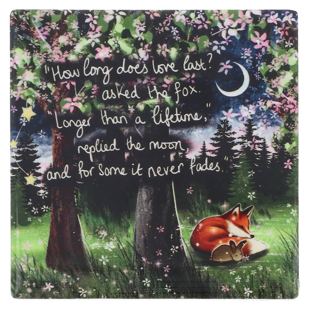 Fox Under The Moon Love Coaster