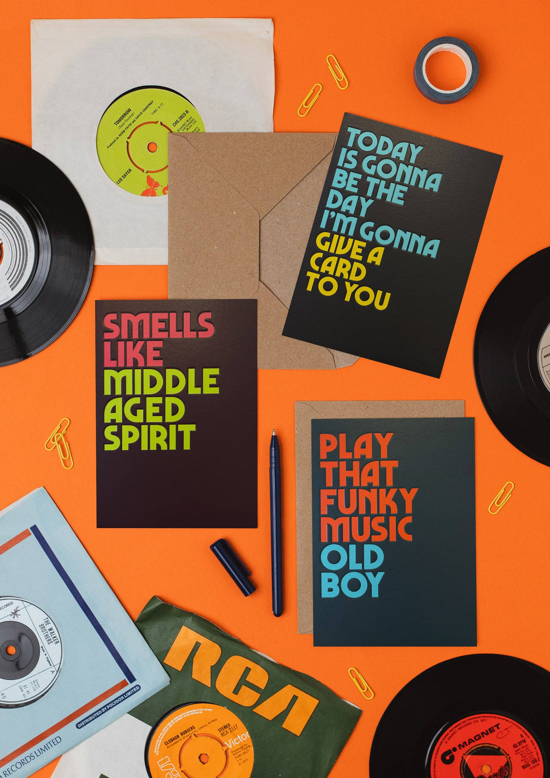 Middle Aged Spirit Card by Twisted Lyrics