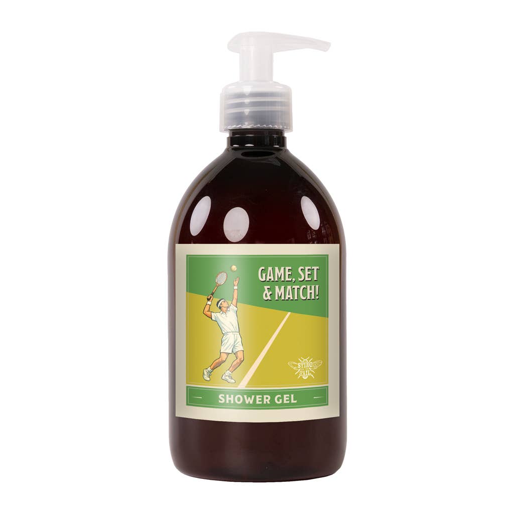 'Game, Set, & Match' Tennis Shower Gel 500ml