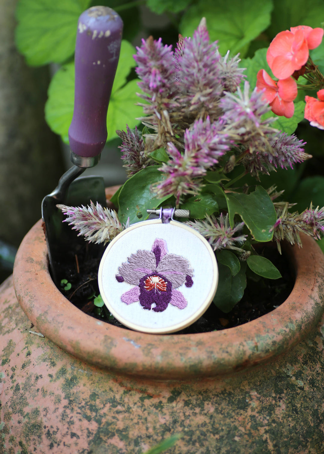 Royal Horticultural Society Orchids Embroidery Kit