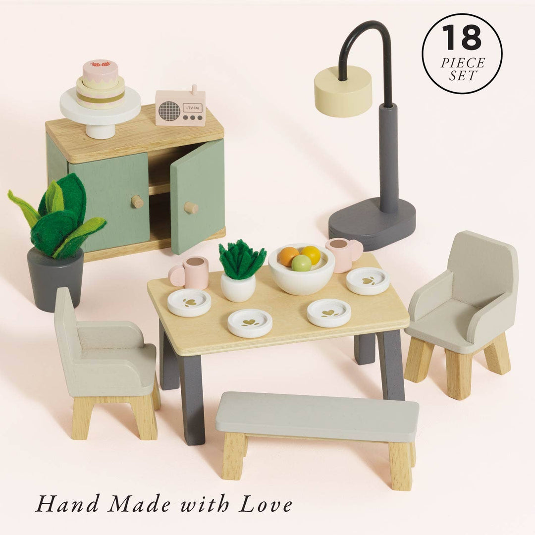 Wooden Dolls House Dining Room