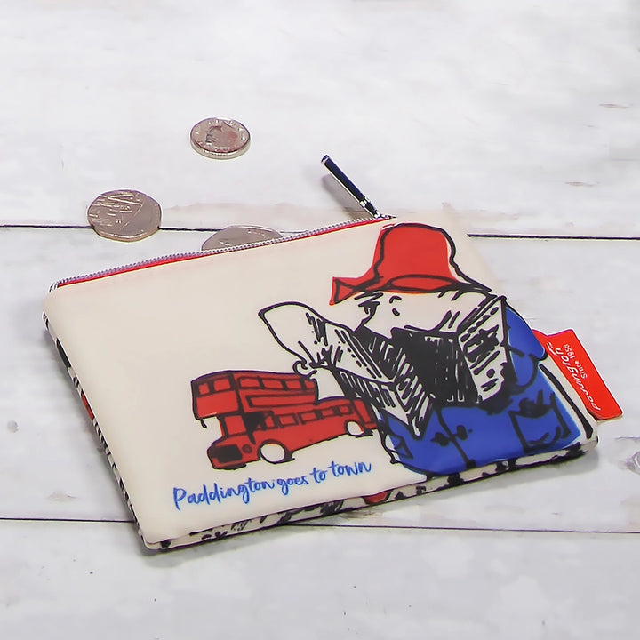 Paddington Bear London Bus Small Zip Coin Purse