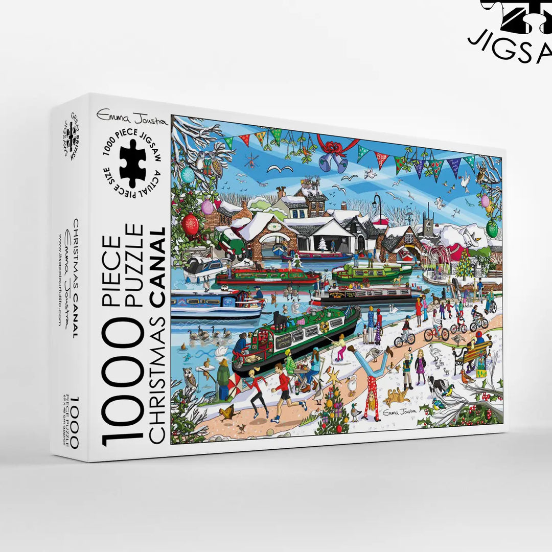Christmas Canal 1000 Piece Jigsaw Puzzle