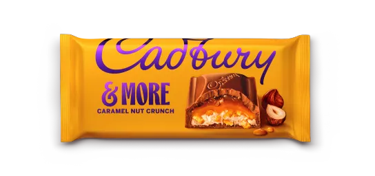 Cadbury Dairy Milk & More Caramel Nut Crunch 200g