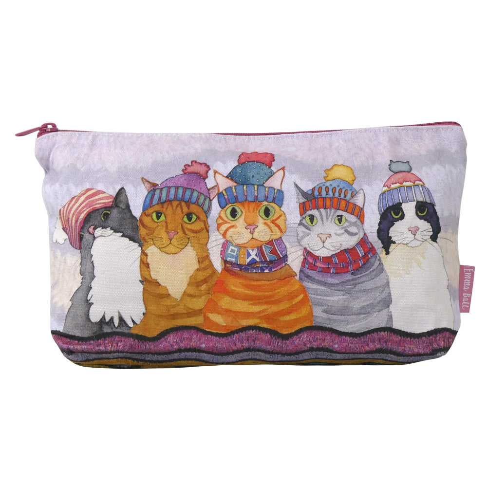 Cats in Hats Zipped Pouch