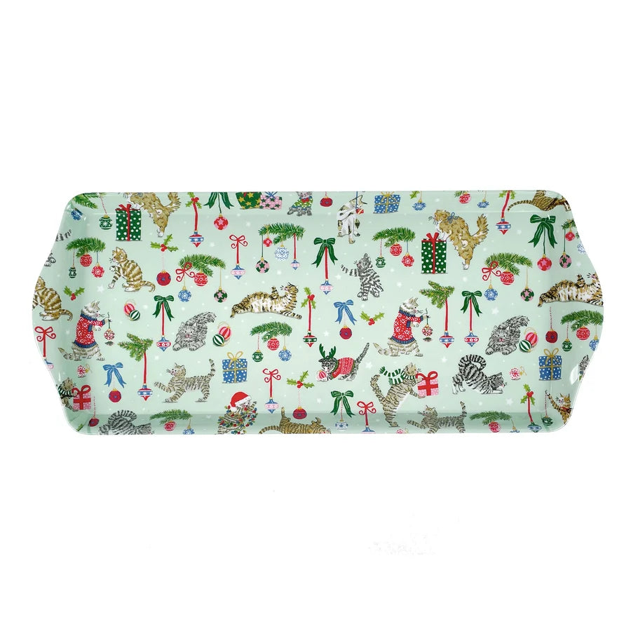 Christmas Cats Sandwich Tray