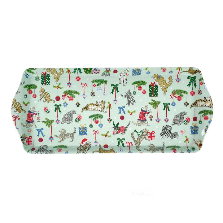 Christmas Cats Sandwich Tray