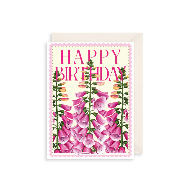 Foxgloves Greeting Card