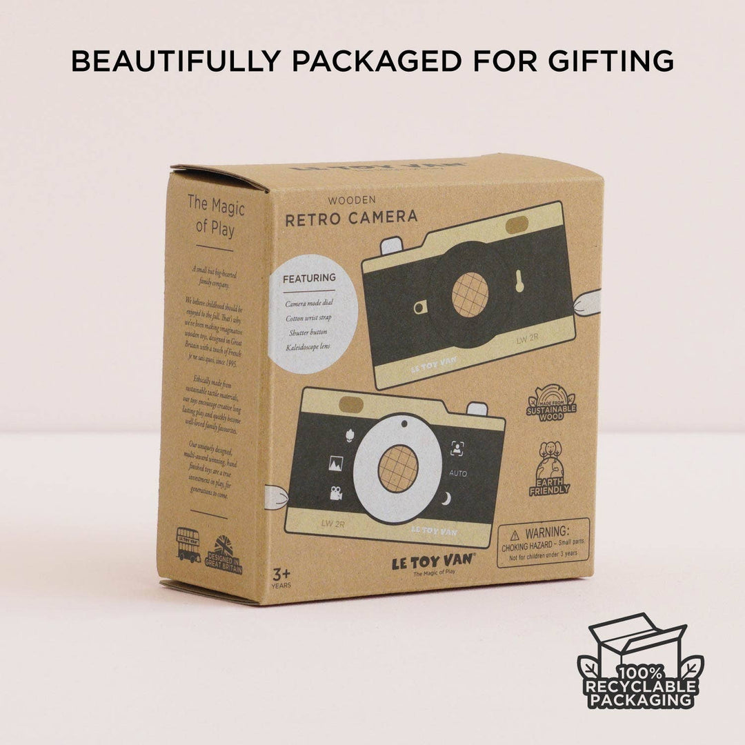 Wooden Retro Camera
