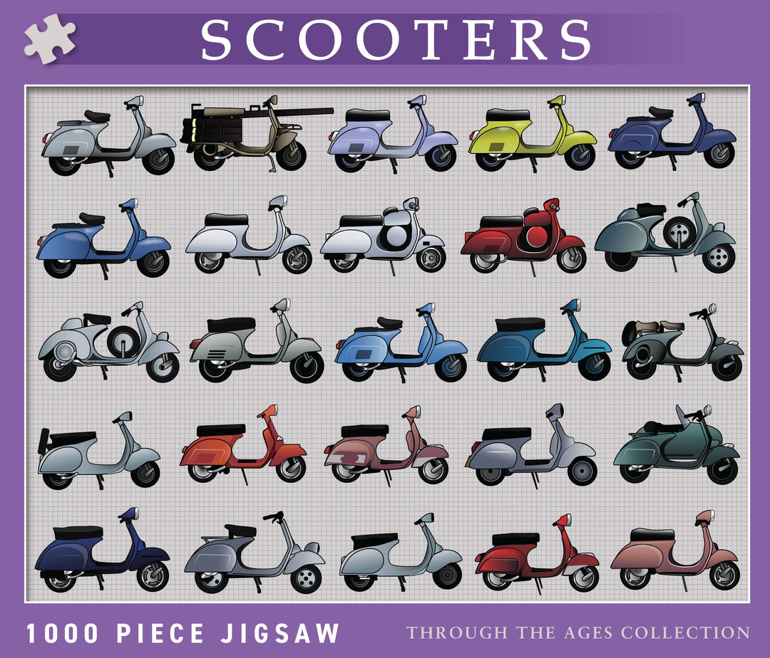 Scooters 1000 Piece Jigsaw