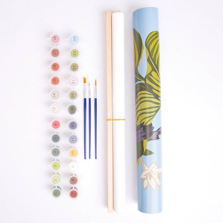 Royal Horticultural Society Exotic Florals Paint By Numbers Kit