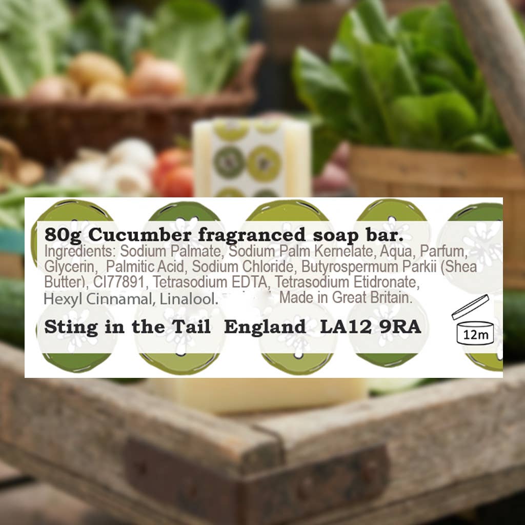 Garden Harvest - Cucumber Soap Bar 80g