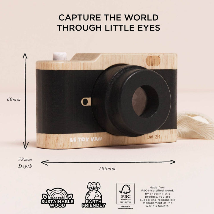Wooden Retro Camera