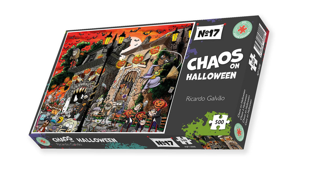 Chaos on Halloween 1000 Piece Jigsaw Puzzle